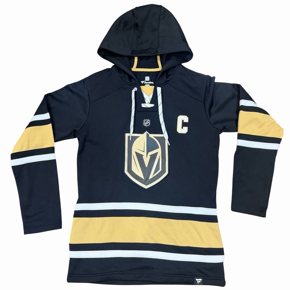 Vegas Golden Knights Hoodie Pockets Black Pullover Fanatics Mens Small